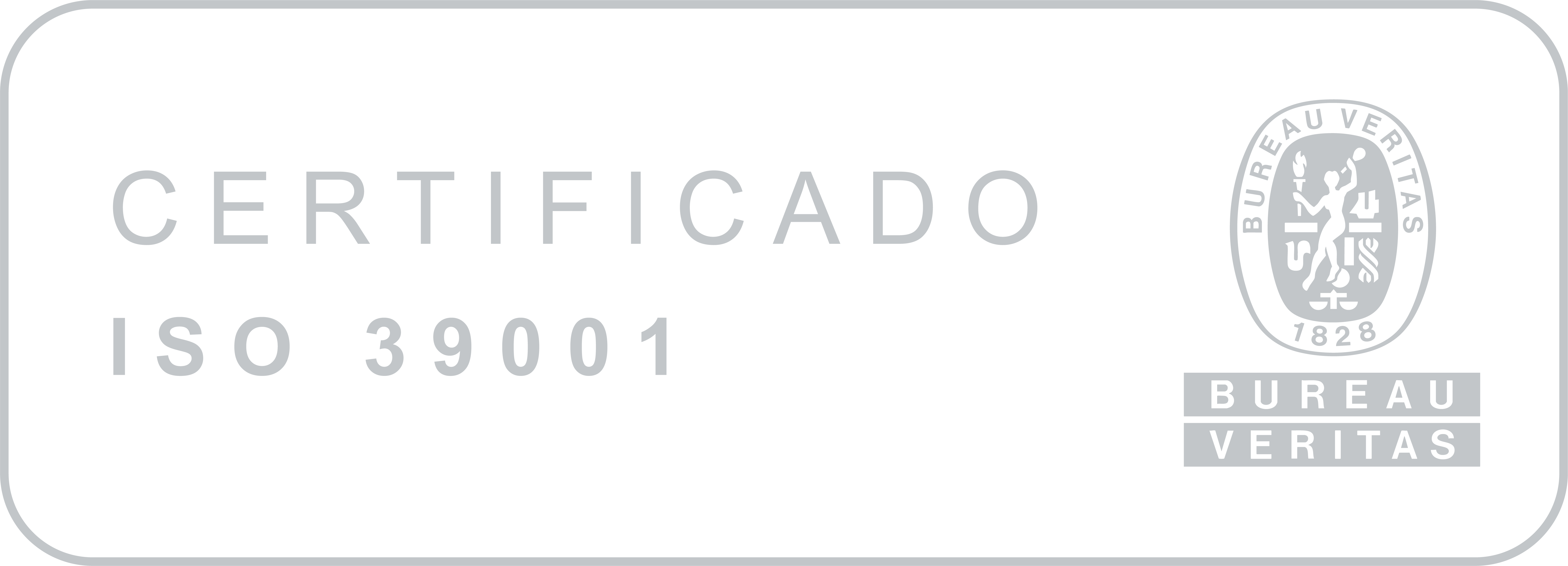 Certificado ISO 39001 - Bureau Veritas